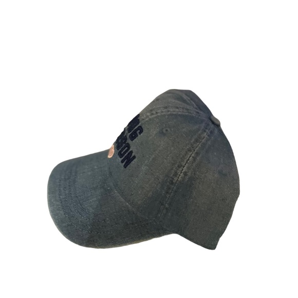 Baseball hat graphic design blue denim dog person NWT - Picture 4 of 6